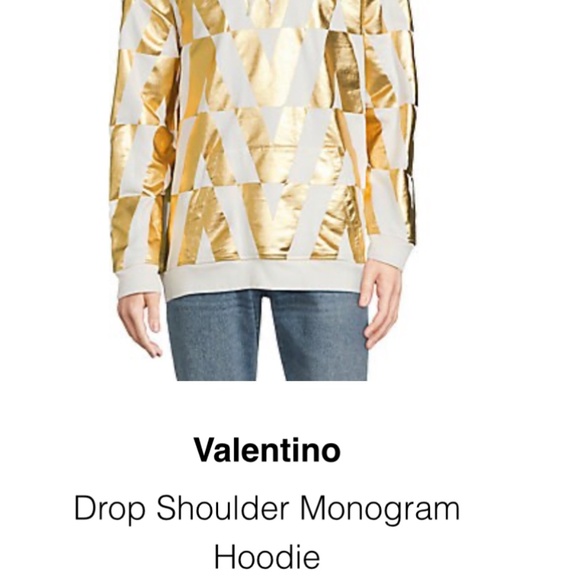 Valentino Drop Shoulder Monogram (men’s, medium) Saks 5th - Picture 2 of 5